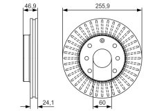 BOSCH 0986479R70 — Disc de frână
