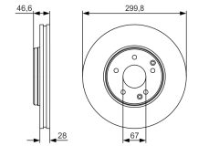 BOSCH 0986479R79 — Тормозной диск