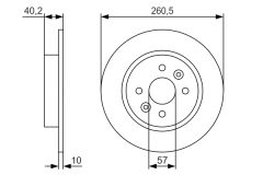 BOSCH 0986479S85 — Тормозной диск