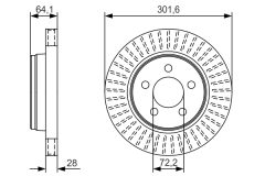 BOSCH 0986479U04 — Тормозной диск