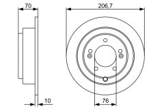 BOSCH 0986479V53 — Тормозной диск