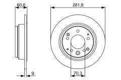 BOSCH 0986479V78 — Тормозной диск