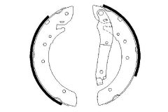 BOSCH 0986487341 — Колодки тормозные