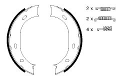 BOSCH 0986487610 — Колодки ручного тормоза