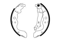 BOSCH 0986487754 — Plăcuțe de frână