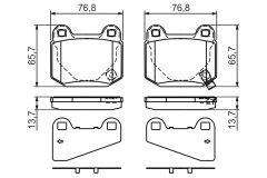 BOSCH 0986494229 — Колодки тормозные дисковые