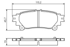 BOSCH 0986495174 — Колодки тормозные дисковые