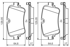 BOSCH 0986495426 — Колодки тормозные дисковые