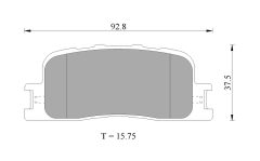 BOSCH 0986505403 — Plăcuțe de frână disc