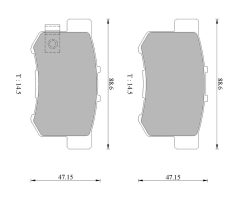 BOSCH 0986505694 — Колодки тормозные дисковые