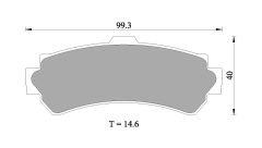 BOSCH 0986505976 — Колодки тормозные дисковые