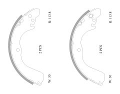 BOSCH 0986AB0007 — Колодки тормозные