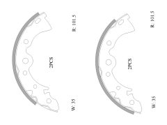 BOSCH 0986AB0040 — Колодки тормозные