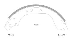 BOSCH 0986AB0106 — Колодки тормозные