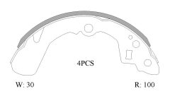 BOSCH 0986AB0875 — Plăcuțe de frână
