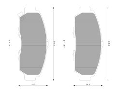 BOSCH 0986AB1170 — Колодки тормозные дисковые