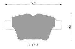 BOSCH 0986AB1341 — Колодки тормозные дисковые