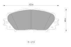 BOSCH 0986AB1423 — Колодки тормозные дисковые