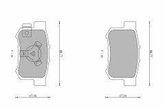 BOSCH 0986AB1596 — Колодки тормозные дисковые