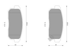 BOSCH 0986AB1699 — Колодки тормозные дисковые