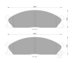 BOSCH 0986AB2007 — Plăcuțe de frână disc