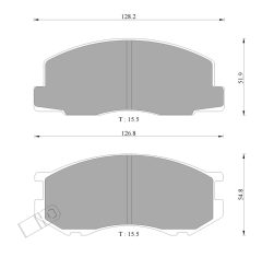 BOSCH 0986AB2049 — Колодки тормозные дисковые