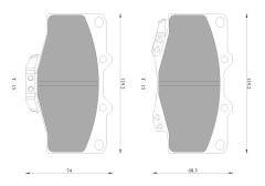 BOSCH 0986AB2057 — Колодки тормозные дисковые