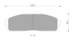 BOSCH 0986AB2080 — Plăcuțe de frână disc