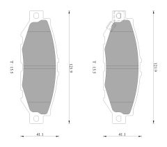 BOSCH 0986AB2243 — Колодки тормозные дисковые