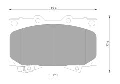 BOSCH 0986AB2379 — Plăcuțe de frână disc