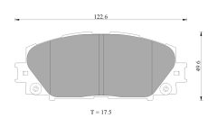 BOSCH 0986AB2403 — Plăcuțe de frână disc