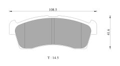 BOSCH 0986AB2419 — Колодки тормозные дисковые