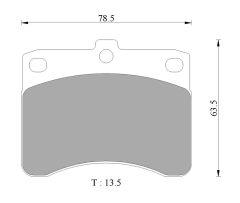 BOSCH 0986AB2435 — Колодки тормозные дисковые