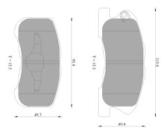 BOSCH 0986AB2559 — Колодки тормозные дисковые