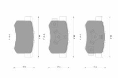 BOSCH 0986AB3525 — Колодки тормозные дисковые