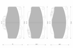 BOSCH 0986AB4395 — Колодки тормозные дисковые