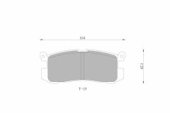 BOSCH 0986AB9025 — Plăcuțe de frână disc