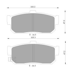 BOSCH 0986AB9057 — Колодки тормозные дисковые
