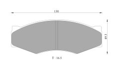 BOSCH 0986AB9168 — Plăcuțe de frână disc