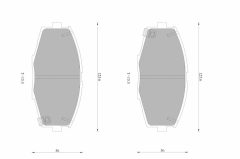 BOSCH 0986AB9321 — Plăcuțe de frână disc
