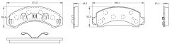 BOSCH 0986BB0086 — Plăcuțe de frână disc