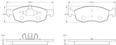 BOSCH 0986BB0121 — Колодки тормозные дисковые