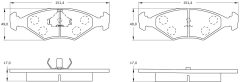 BOSCH 0986BB0261 — Колодки тормозные дисковые