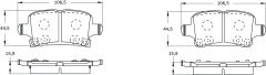 BOSCH 0986BB0332 — Колодки тормозные дисковые