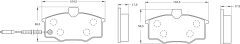BOSCH 0986BB0482 — Колодки тормозные дисковые