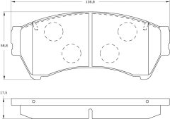 BOSCH 0986BB0599 — Plăcuțe de frână disc