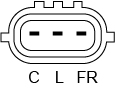BOSCH 1986A01045 — Alternator