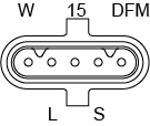 BOSCH 1986A01398 — Alternator