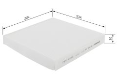 BOSCH 1987432166 — Салонный фильтр