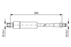 BOSCH 1987476074 — Furtun de frână